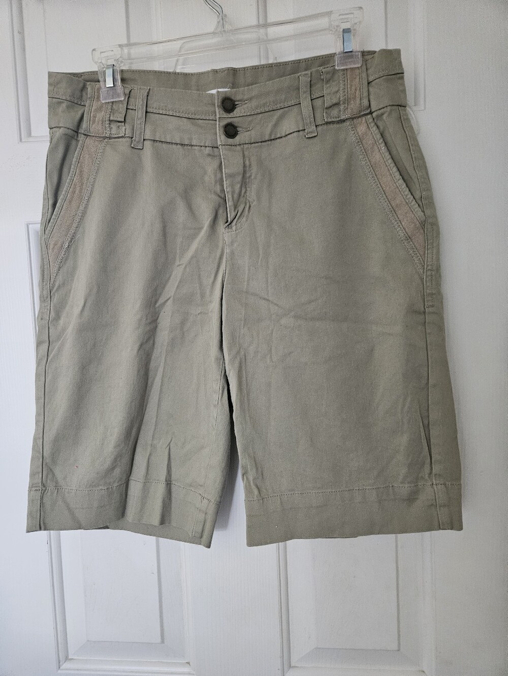 Westport Olive Green Mid-Length Women's Shorts